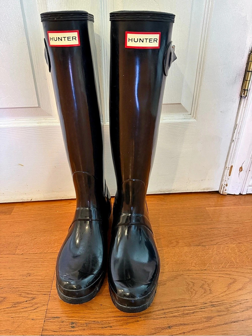 Hunter Original Tall Gloss Rain Boots Black UK 7 / US 9 / EU 40/41